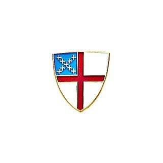  B 42 Episcopal Shield Religious Pin 