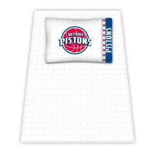   Sheet Set   Detroit Pistons NBA /Color White Size Twin