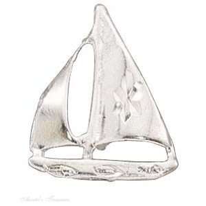  Sterling Silver Sailboat Charm Arts, Crafts & Sewing