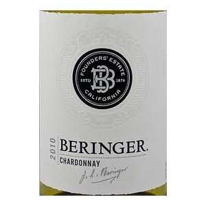  2010 Beringer Founders Estate Chardonnay 750ml Grocery 