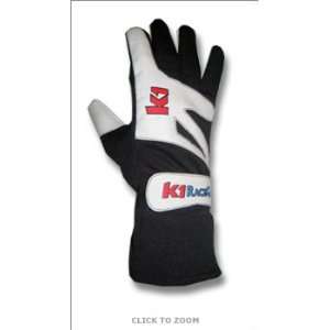  K1 Karting Gloves Black Automotive
