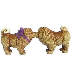  Kissing Chow Chows Magnetic Shaker Set