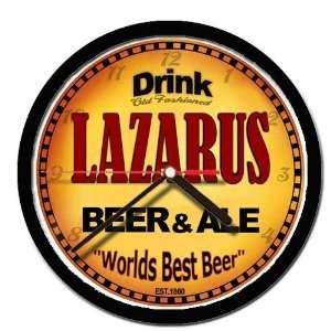  LAZARUS beer and ale cerveza wall clock 