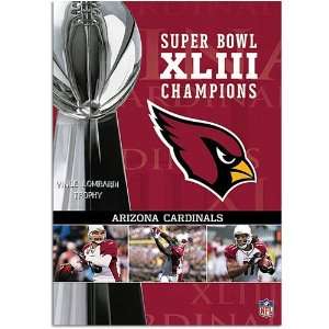  Cardinals Time Warner NFL SB XLIII Champions DVD Sports 