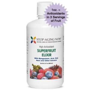 SUPERFRUIT ELIXIR Concentrated Liquid with Acai Berry & 14 Antioxidant 