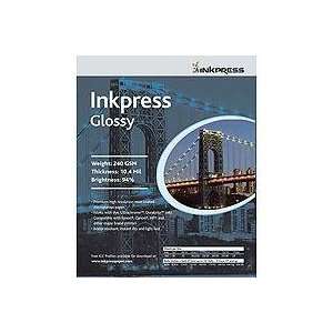  Inkpress PCUG172520 Glossy 240 GSM 10.4 Mil 94% Bright 