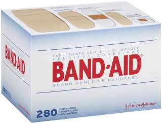  Band Aid Brand Adhesive Bandages, Assorted Sizes, Variety 