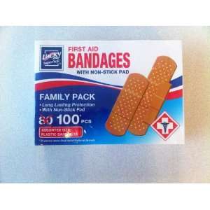  First Aid Bandages (Adhesive Bandaids) with Non Stick Pad 