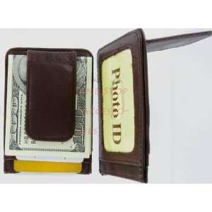   Mens Mini Wallet Credit Card Holder with Megnetic Cash Money Clip