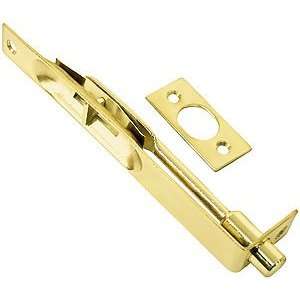  Door Slide Lock. Flush Mounted Door Bolt In Solid Brass 