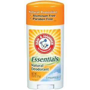  Arm & Hammer Essentials Natural Deodorant, Unscented   2.5 