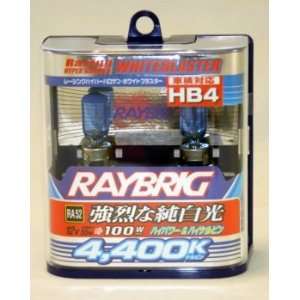 9006 Raybrig White Blaster 4,400K 55 Watt  100 Watt Replacement Light 
