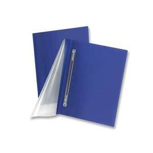 Oxford Presslock Clear Front Report Covers with Blue Back 