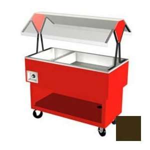   Portable Buffet, 1 Hot, 3 Cold Sections,208v, 58 3/8L,Brown Kickplate