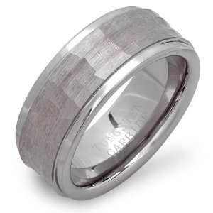  Carbide Mens Ladies Unisex Ring Wedding Band 9MM Stepped Down 