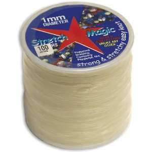   & Jewelry Cord 1mm 100 Meters/pkg clear 