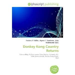 Donkey Kong Country Returns 9786133872110  Books