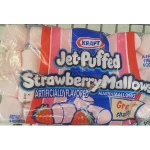 Kraft Jet Puffed Strawberry Mallows Grocery & Gourmet Food