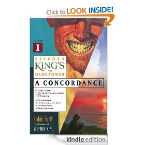 Stephen Kings The Dark Tower A Concordance, Volume I Stephen King 