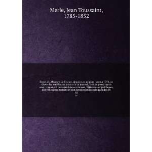   des ch. 02 Jean Toussaint, 1785 1852 Merle  Books