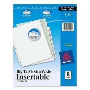  Big Tab Insertable Dividers 11223, 8 Tab Set