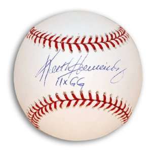   Hernandez Signed Ball   with 11x GG Inscription