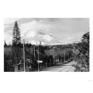   Shasta After Crossing Grants Pass Giclee Poster Print