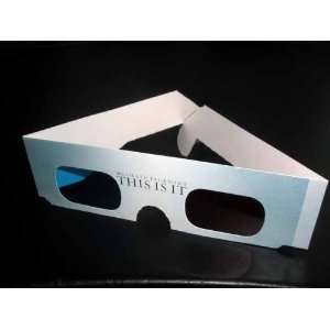   Jackson Promo 2009 Grammys Tribute THIS IS IT 3D Glasses NEW/UNUSED