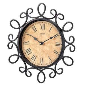    Vintage hand forged wrought iron clock [1401]