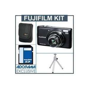 Fujifilm FinePix T350 14MP Digital Camera Kit   Black   with 8GB SD 