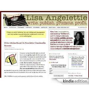  Article Marketing Tips Kindle Store Lisa Angelettie