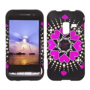  Samsung D600 D 600 Conquer 4G 4 G Black with Hot Pink Love 