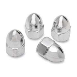  Drag Specialties Chrome Ware Acorn Nuts   5/16in. 18 