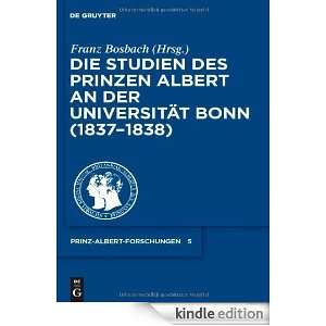 Die Studien des Prinzen Albert an der Universität Bonn (1837 1838 