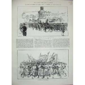 Riots London 1887 Police Haymarket Trafalgar Sqaure