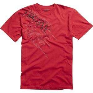  Fox Racing Youth Fastbreak T Shirt   Medium/Red 