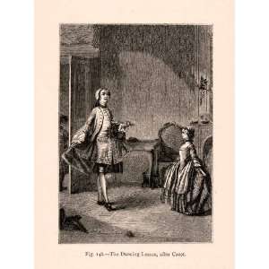   Czot Child 18th Century France Instructor Dress   Original Engraving
