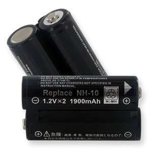  2.4v 1900 mAh Black Digital Camera Battery for FujiFilm 