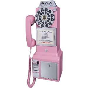  CROSLEY RADIO CR56 PI 1950S CLASSIC PAY PHONE  PINK 