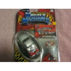  Muscle Machines 1953 Studebaker Coupe   Silver Toys 
