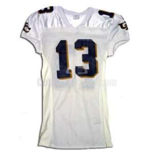  White No. 13 Game Used Northern Colorado Sports Belle 
