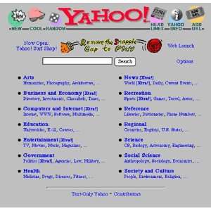  IPO Prospectus for Yahoo 1995 (S1 Registration Everything 