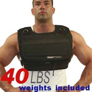  40lbs Weight Fitness Training Weighted Vest Sports 