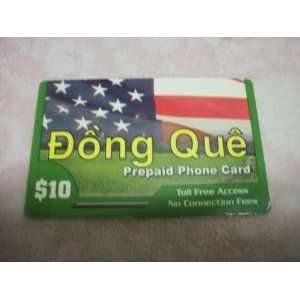  $10 PREPAID PHONE CARD TO VIETNAM DONG QUE Everything 