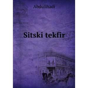  Sitski tekfir Abdullhadi Books