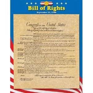   TREND ENTERPRISES INC. LEARNING CHART BILL OF RIGHTS 