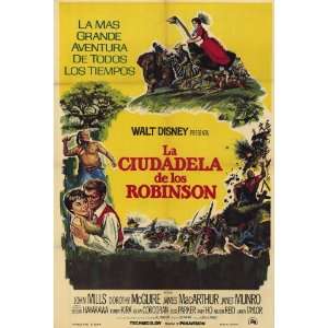  Swiss Family Robinson Movie Poster (11 x 17 Inches   28cm 