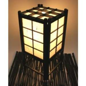  Japanese Wood Kumo Table Lamp
