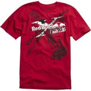   Fox Racing Red Bull X Fighters Exposed T Shirt   Large/Red Automotive