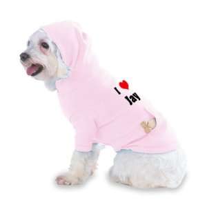  I Love/Heart Jay Hooded (Hoody) T Shirt with pocket for 